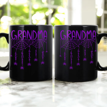 Grandma-Spooky-Spiders-Web-Personalized-Mug-3
