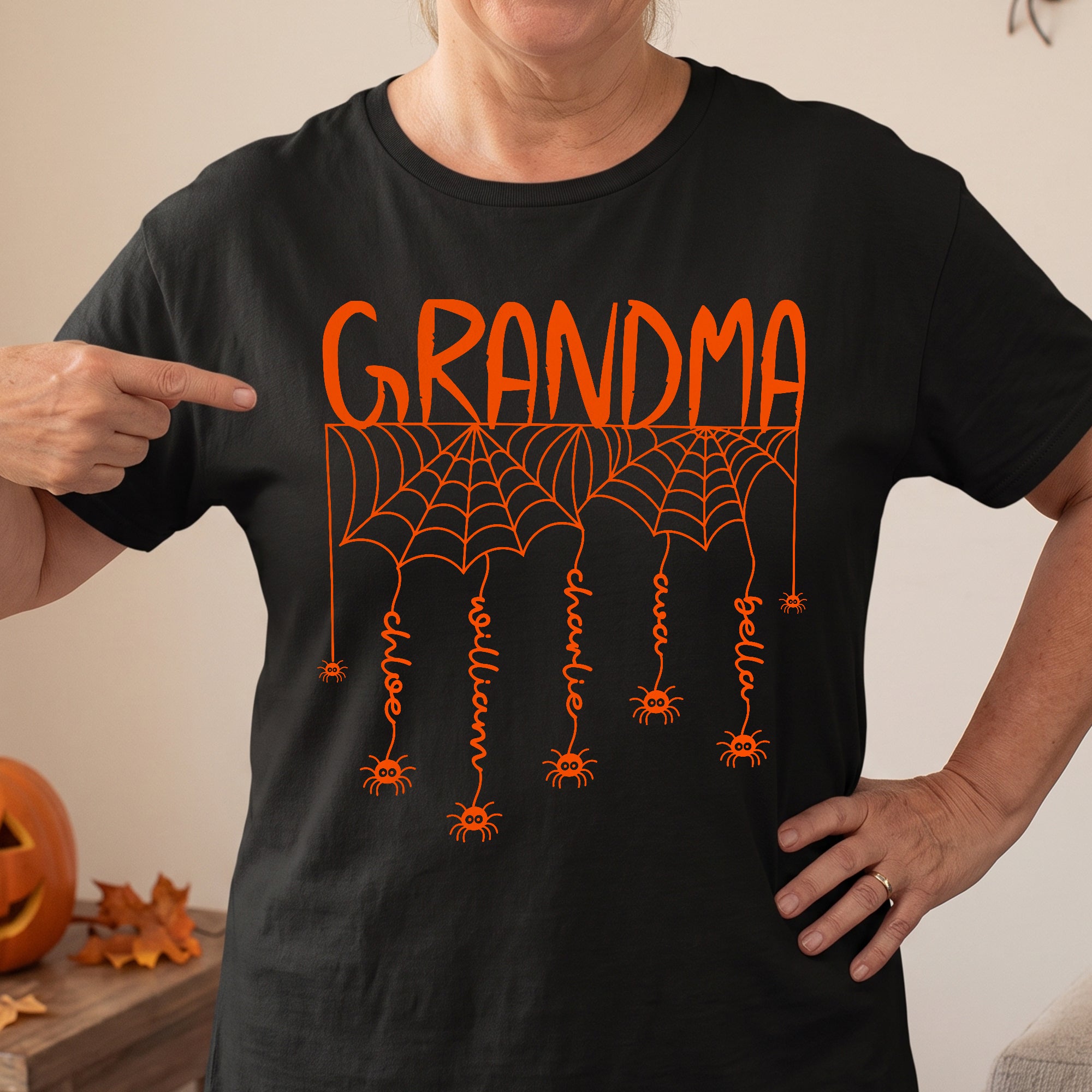 Grandma-Spooky-Spiders-Web-Personalized-Shirt-2