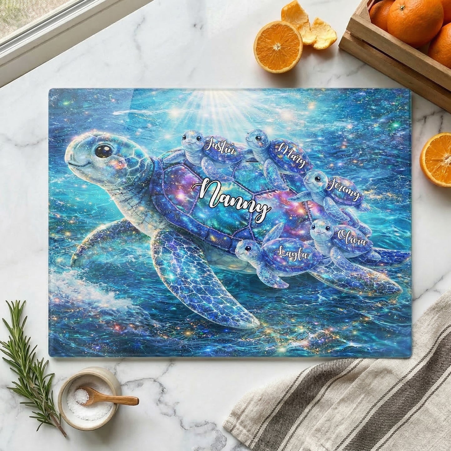 Grandma-Turtle-Gifts-For-Mom,-Nana,-Gigi-With-Kids'-Names-Personalized-Cutting-Board-1