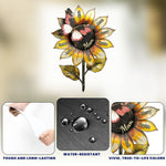 Grandma's Beautiful Sunflower Mom Mimi - Personalized Metal Garden Stake