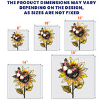 Grandma's Beautiful Sunflower Mom Mimi - Personalized Metal Garden Stake