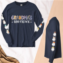 Grandma's Boo Crews - Custom Long Sleeve T-Shirt