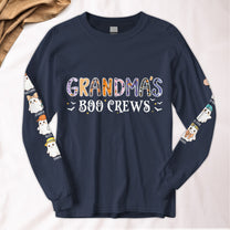 Grandma's Boo Crews - Custom Long Sleeve T-Shirt