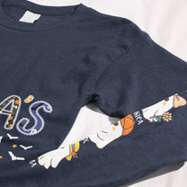 Grandma's Boo Crews - Custom Long Sleeve T-Shirt