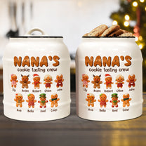 Grandma's Cookie Crew - Personalized Cookie Jar