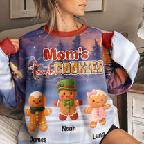 Grandma's Favorite Cookie - Personalized AOP Sweatshirt