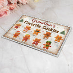 Grandma's Favorite Cookies - Personalized Glass Cutting Board