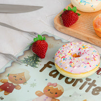 Grandma's Favorite Cookies - Personalized Glass Cutting Board
