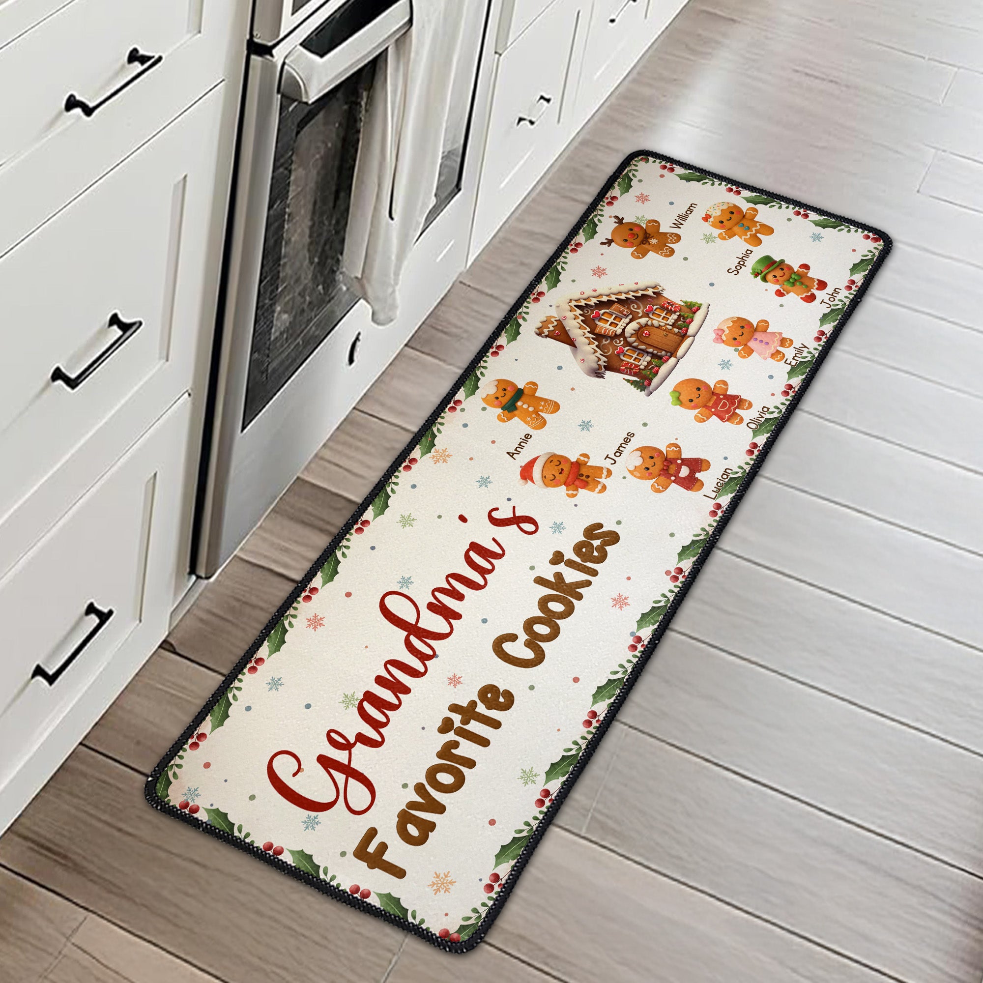 Grandma's Favorite Cookies - Personalized Runner Rug – Macorner