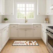 Grandma's Favorite Cookies - Personalized Runner Rug