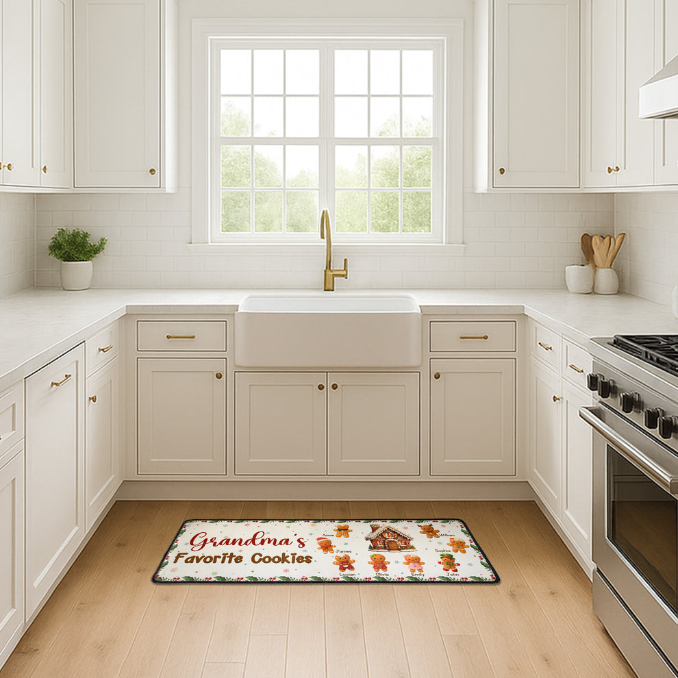 Grandma's Favorite Cookies - Personalized Runner Rug – Macorner