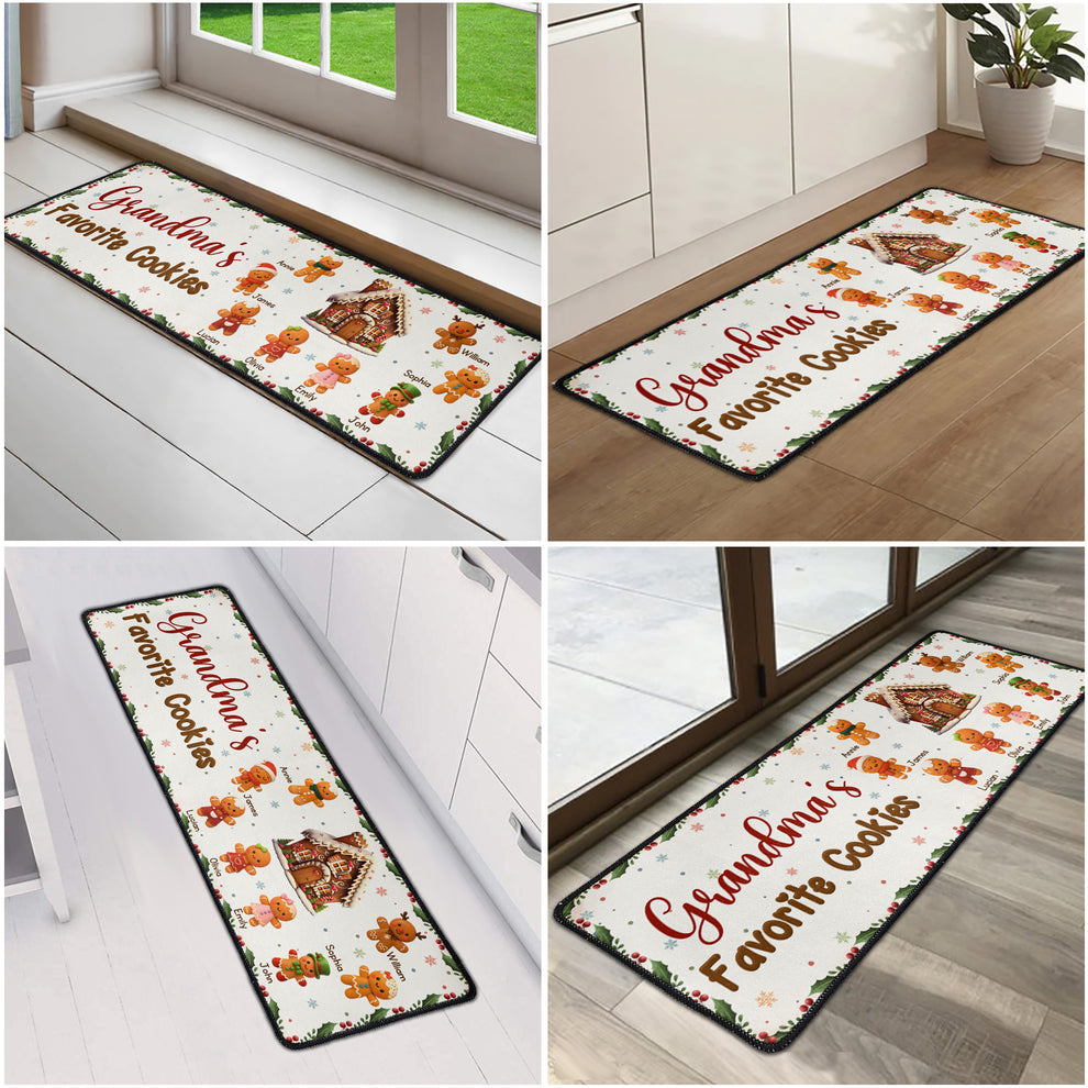 Grandma's Favorite Cookies - Personalized Runner Rug – Macorner