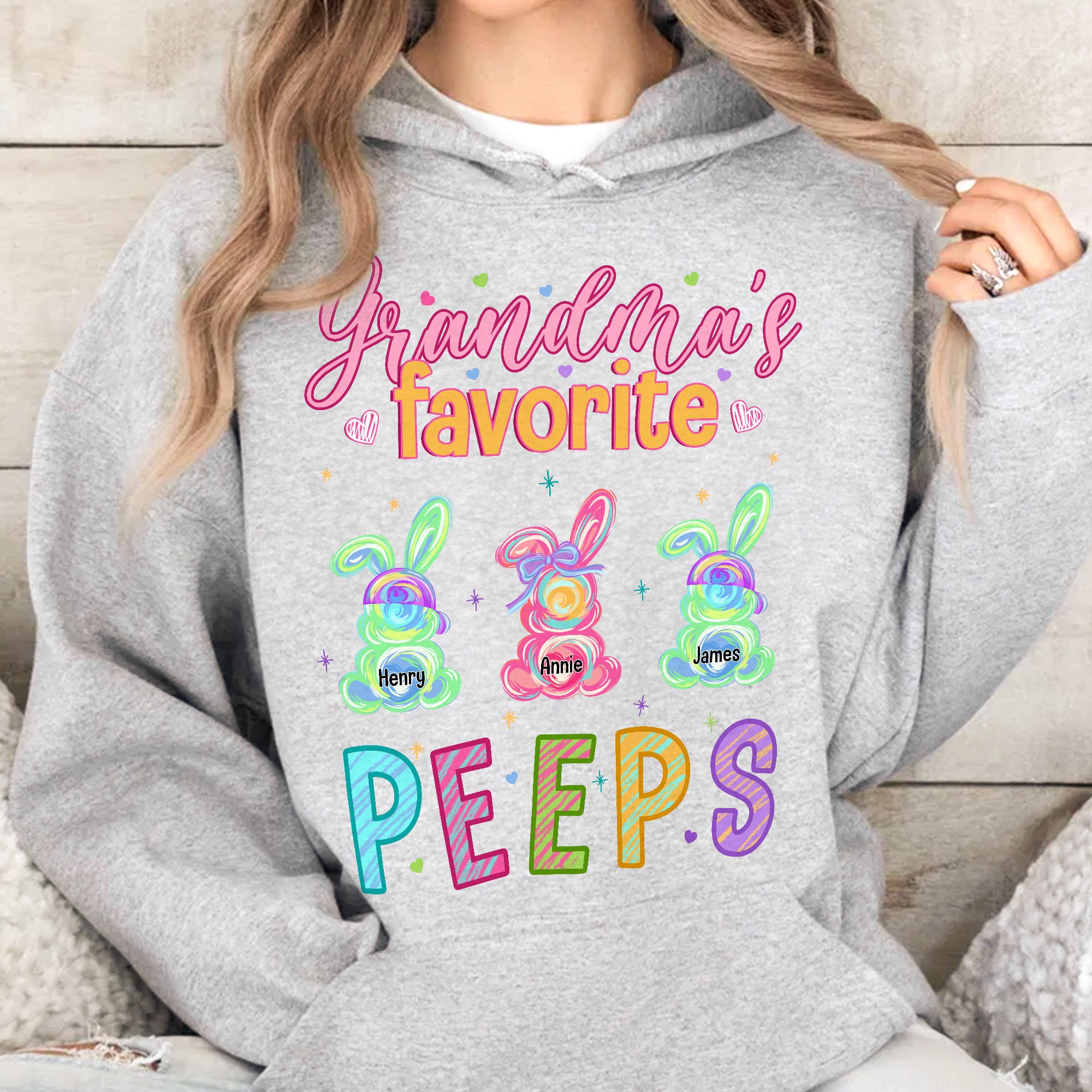 Grandma's Favorite Peeps - Personalized Shirt