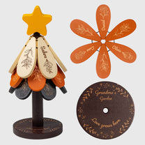 Grandma's Garden Engraved Birth Flower - Personalized Trivet Tree