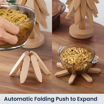 Grandma's Garden Engraved Birth Flower - Personalized Trivet Tree