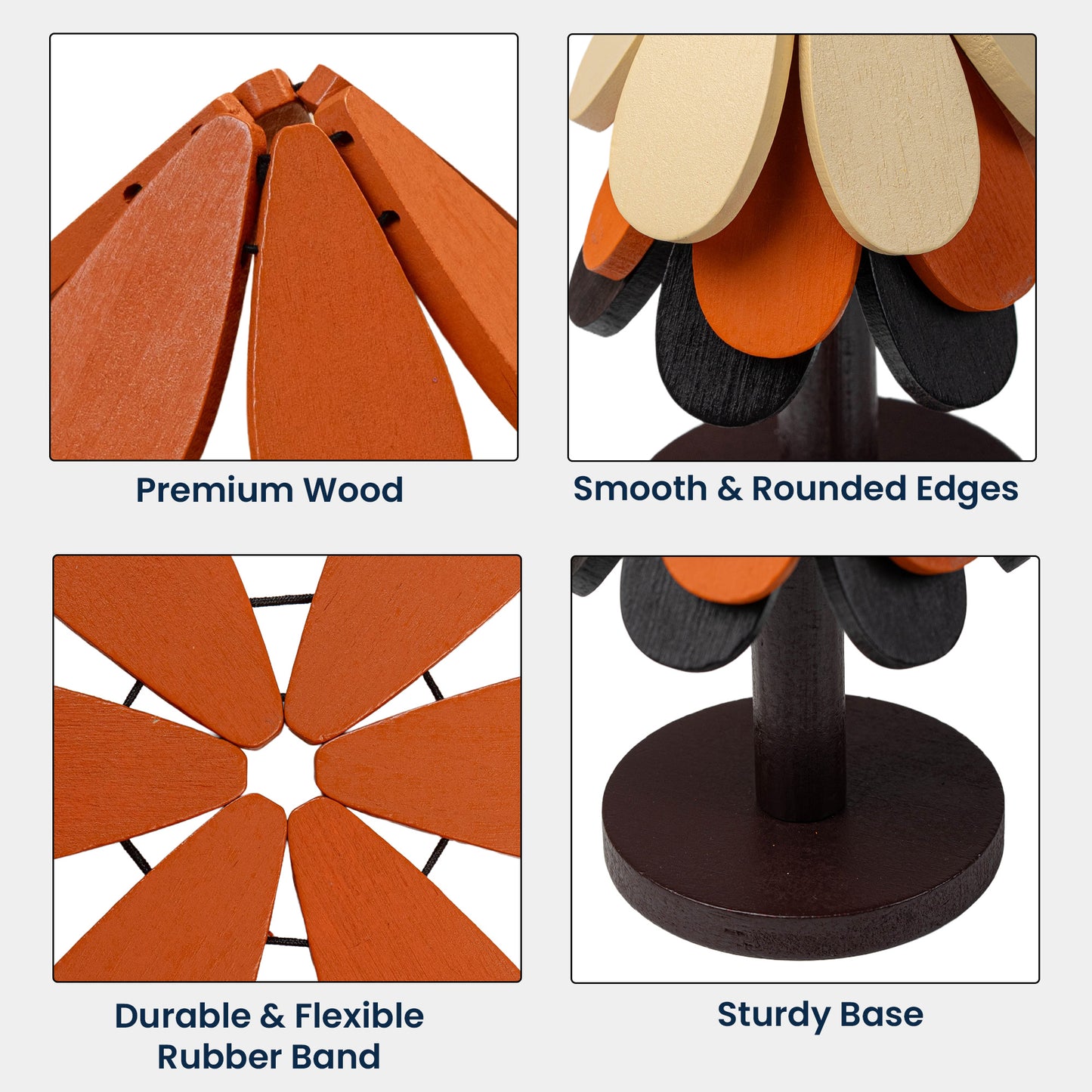 Grandma's Garden Engraved Birth Flower - Personalized Trivet Tree