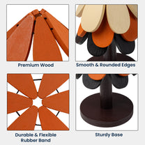 Grandma's Garden Engraved Birth Flower - Personalized Trivet Tree