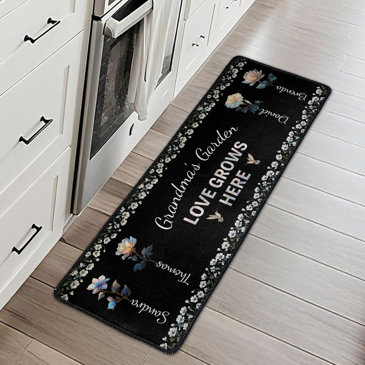 Grandma's Garden Love Grows Here Birth Flower Stained Glass ...