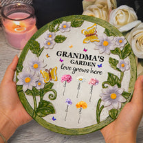 Grandma's Garden - Personalized Garden Stone