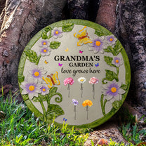 Grandma's Garden - Personalized Garden Stone