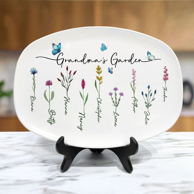 Grandma's Garden - Personalized Platter
