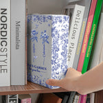 Grandma's Garden, Custom Grandkids' Birth Flowers - Toile De Jouy Style - Personalized Vase