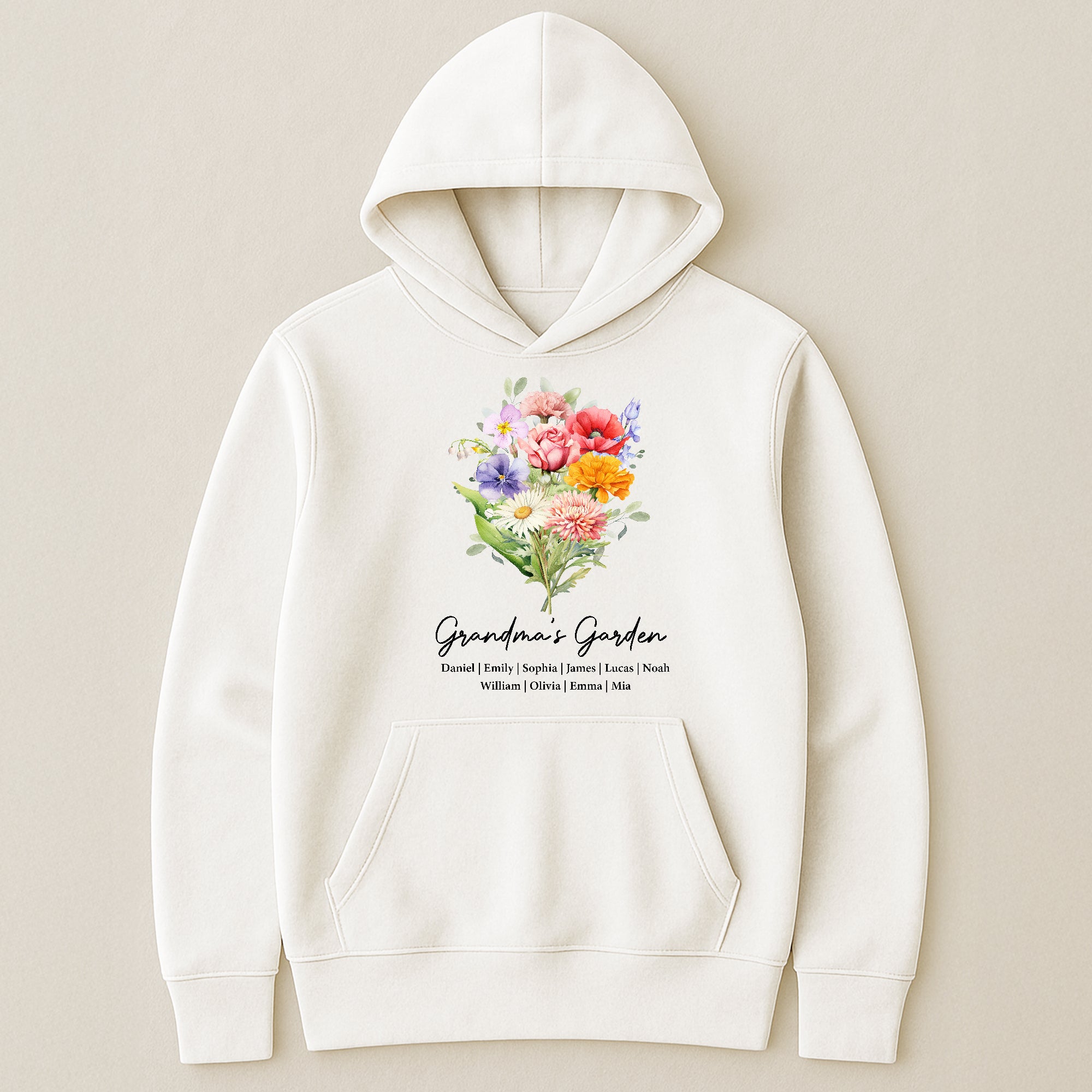 Grandma's Garden, Mimi's Garden, Custom With Grandkids' Birth Flowers - Personalized Shirt