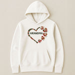 Grandma's Heart Patchwork Style - Personalized Shirt