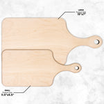 Grandma's Kitchen Where Happiness Is Homemade - Personalized Paddle Cutting Board