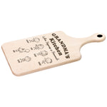 Grandma's Kitchen Where Happiness Is Homemade - Personalized Paddle Cutting Board