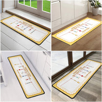 Grandma's Kitchen Where Happiness Is Homemade - Personalized Runner Rug