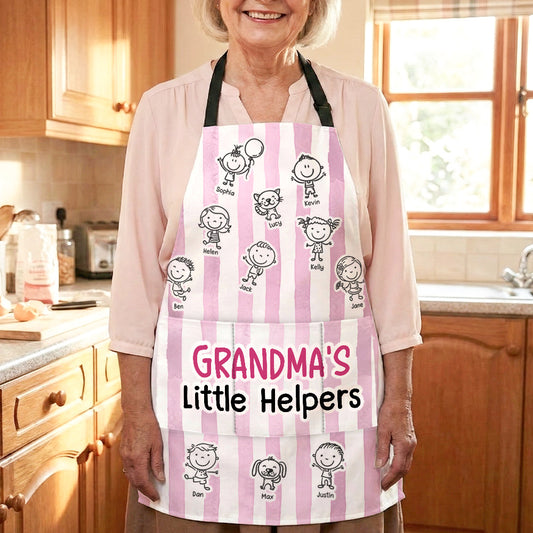 Grandma's Little Helpers - Personalized Apron