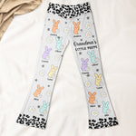 Grandma's Little Peeps - Personalized Flare Leggings