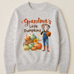Grandma's Little Pumpkins Love Nana Life Kids, Grandkids Names - Personalized Shirt