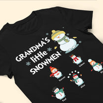 Grandma's Little Snowmen - Personalized Shirt