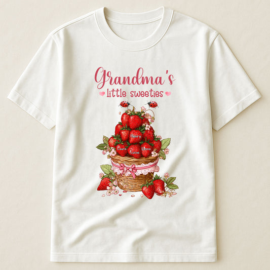 Grandma’s Little Sweeties Strawberry Basket - Personalized Shirt