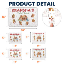 Grandma's Perfect Batch - Christmas Board Game For Kids, Grandparents - Personalized Jigsaw Puzzle