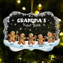 Grandma's Perfect Batch Christmas With Grandkid's Names - Personalized Acrylic Ornament