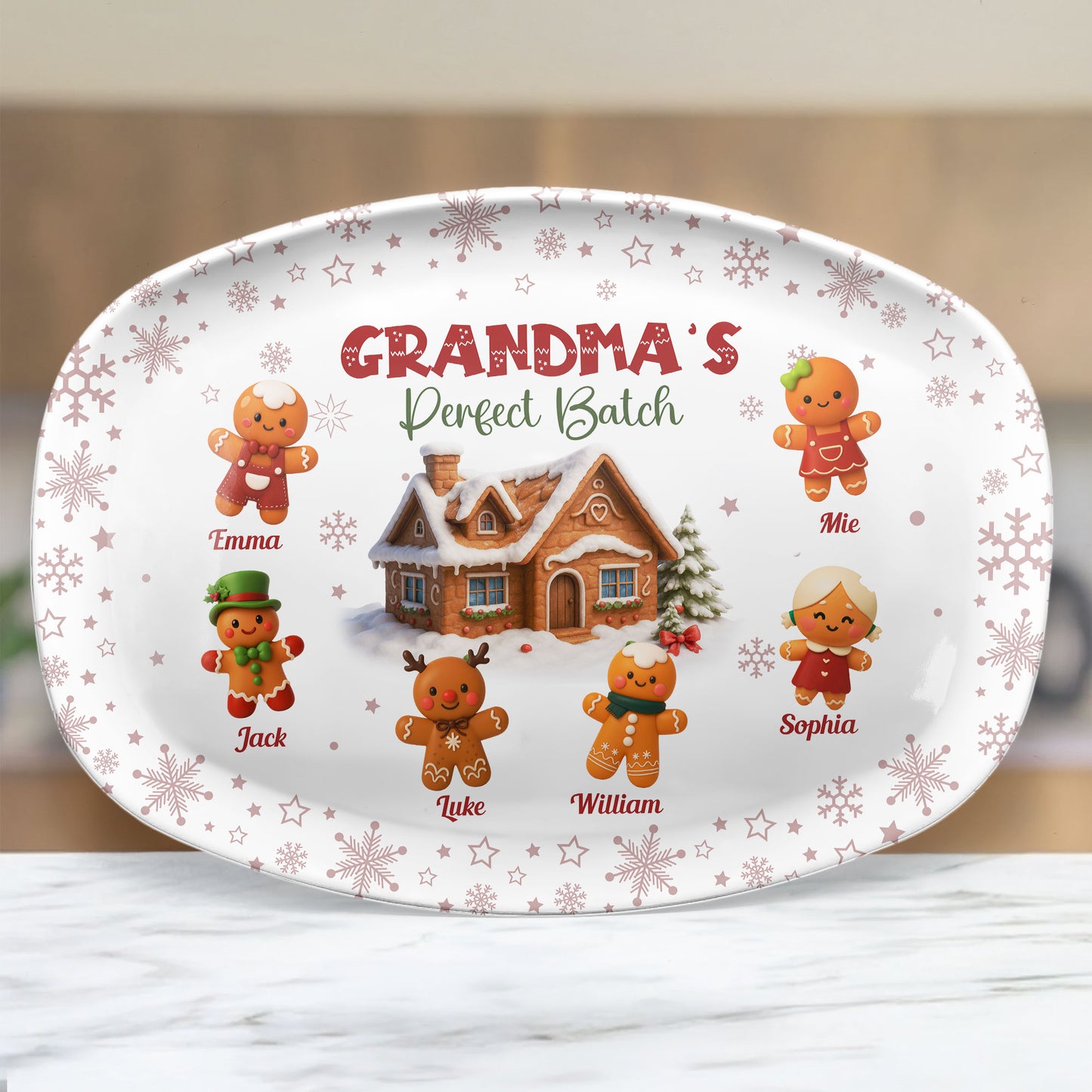 Grandma's Perfect Batch New Style - Personalized Platter