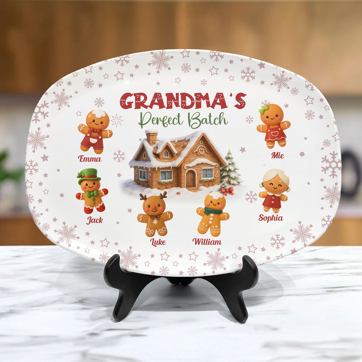 Grandma's Perfect Batch New Style - Personalized Platter