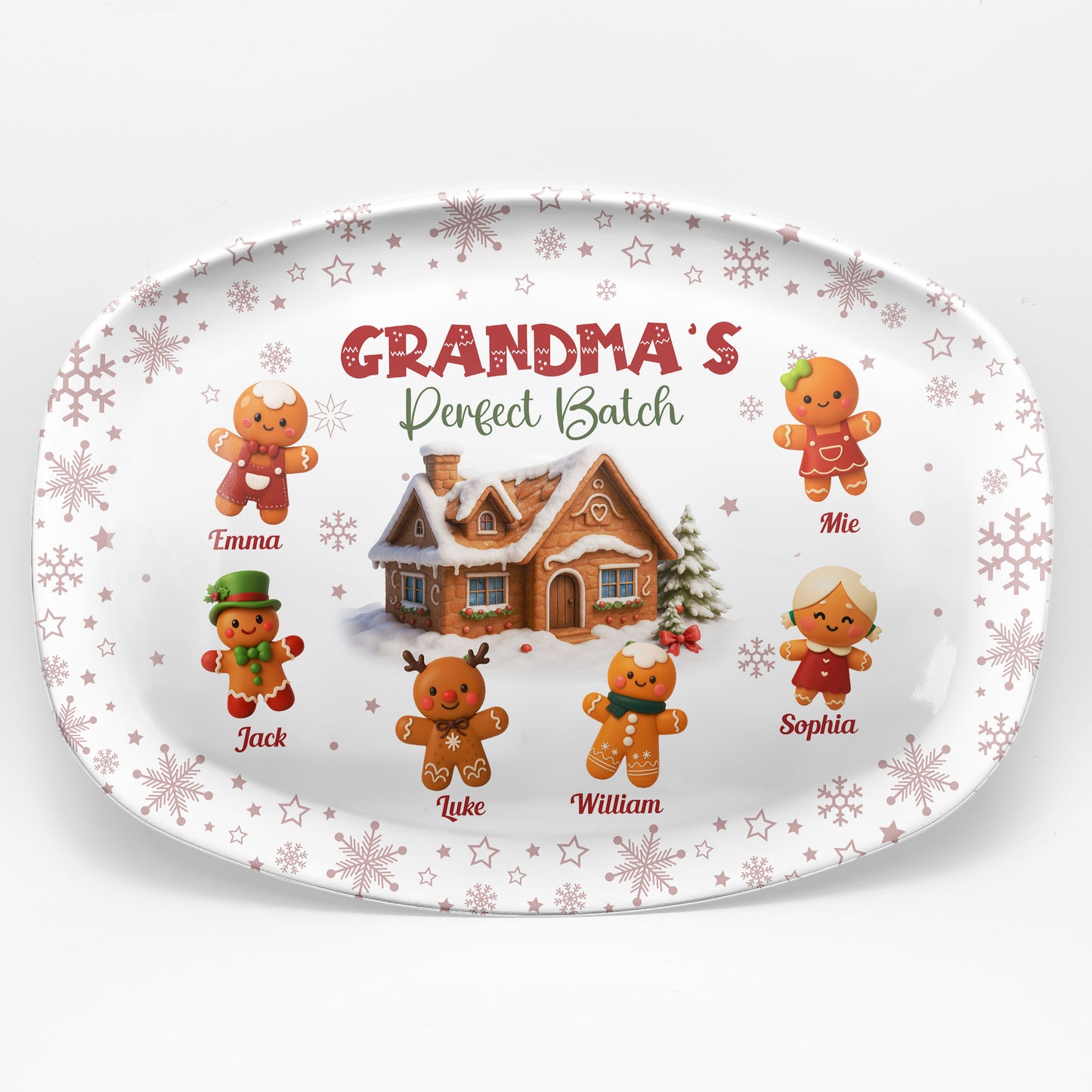 Grandma's Perfect Batch New Style - Personalized Platter