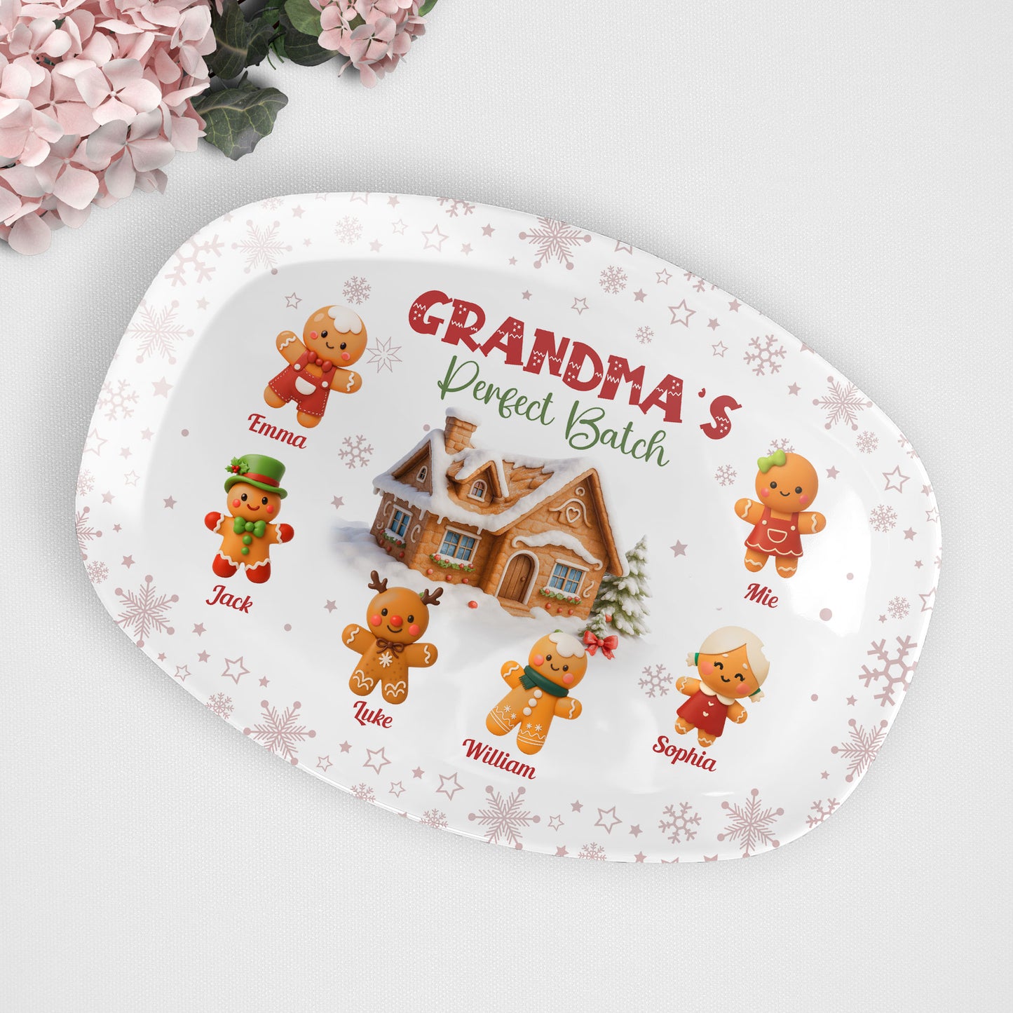 Grandma's Perfect Batch New Style - Personalized Platter