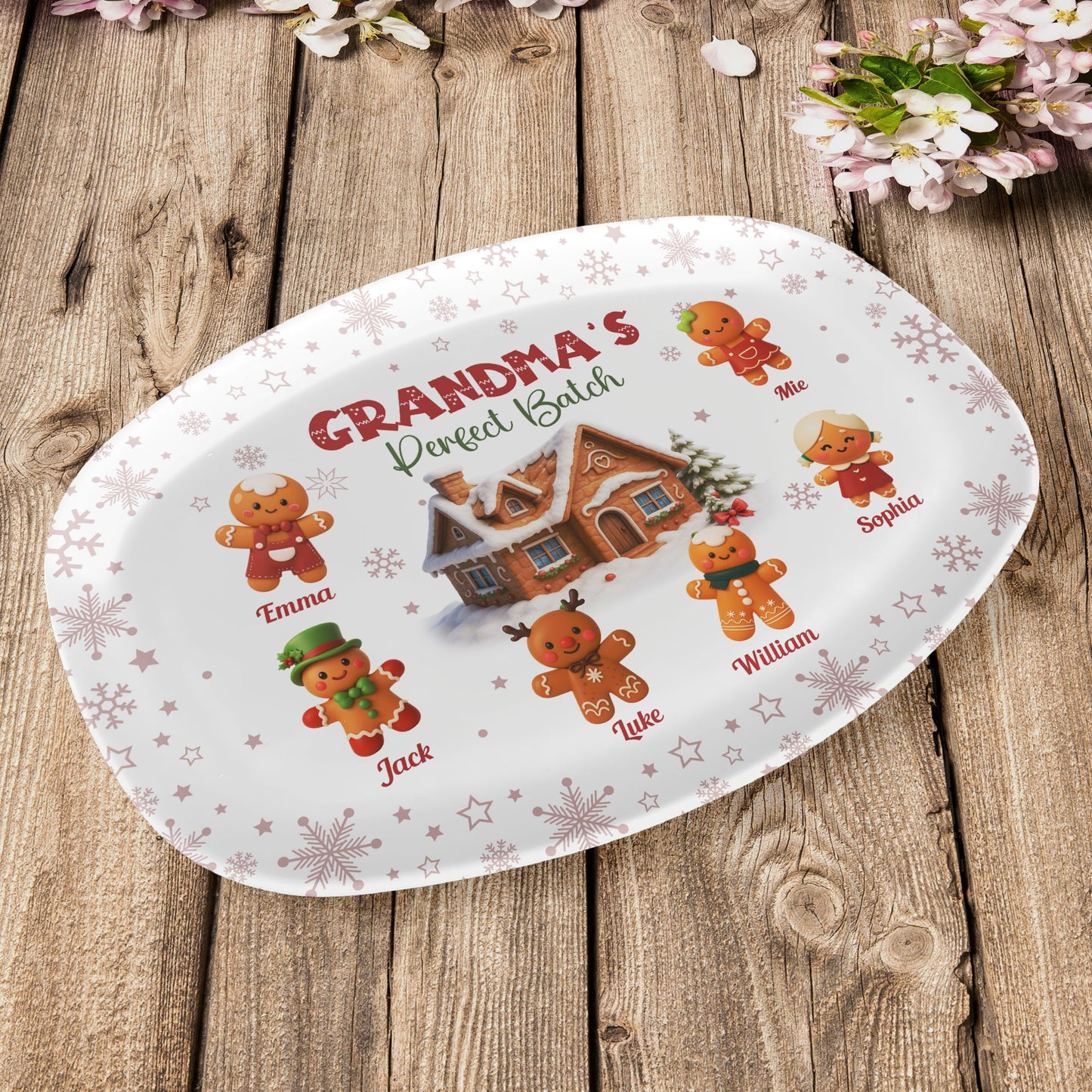 Grandma's Perfect Batch New Style - Personalized Platter