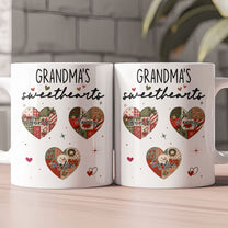 Grandma's Sweethearts Patchwork Print - Personalized Mug