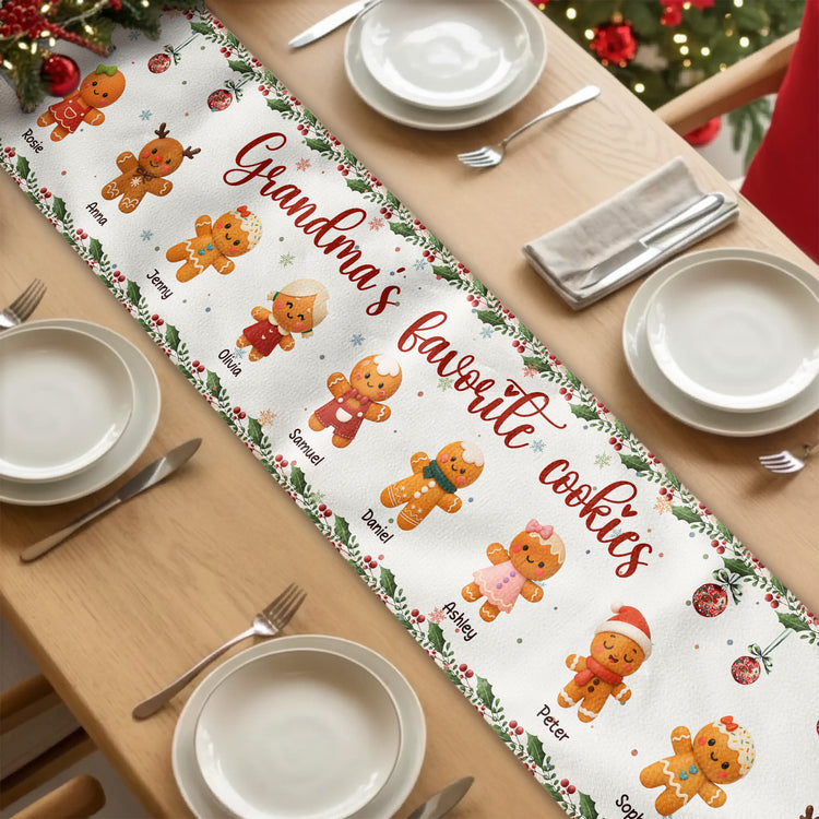 Grandma's-Favorite-Cookies-Personalized-Table-Runner-2