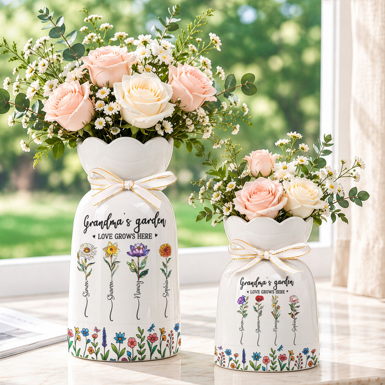 Grandma's-Garden-Birth-Flower-Personalized-Vase-1