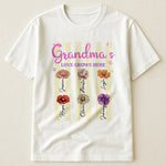 Grandma's-Garden-Birth-Flower-With-Stripe-Personalized-Shirt-2