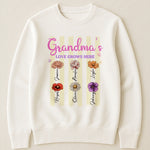 Grandma's-Garden-Birth-Flower-With-Stripe-Personalized-Shirt-4
