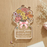 Grandma's-Garden-Family-Birth-Flower-Bouquet-Flowers-Gifts-For-Mom,-Grandma-Personalized-Acrylic-Plaque-2
