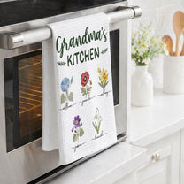 Grandma's-Kitchen-Patchwork-Flower-Personalized-Kitchen-Towel-4